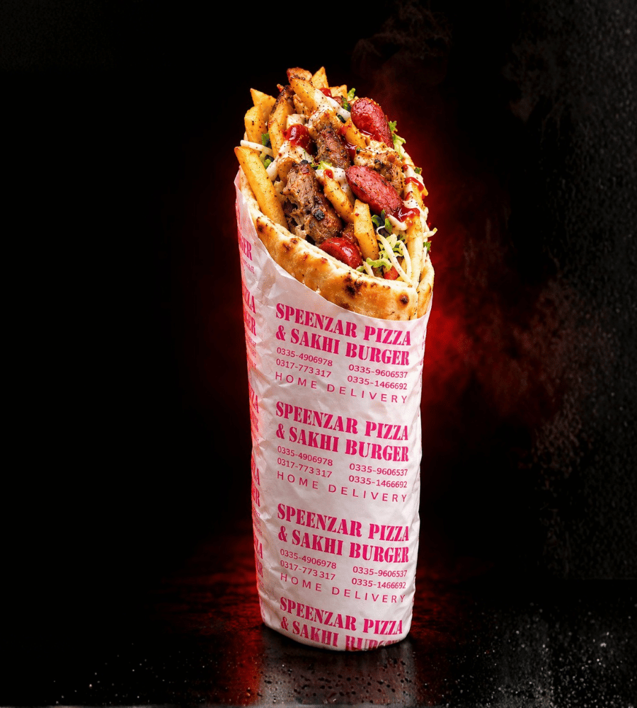 Kebab Sausage Afghani Burger